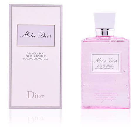 miss dior gel moussant pour la douche